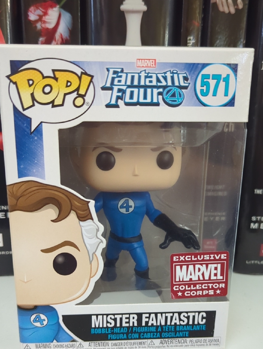 Marvel Mister Fantastic Pop! Vinyl - Blue